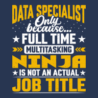 Data Specialist Job Title Funny Data Expert Men Denim Jacket | Artistshot