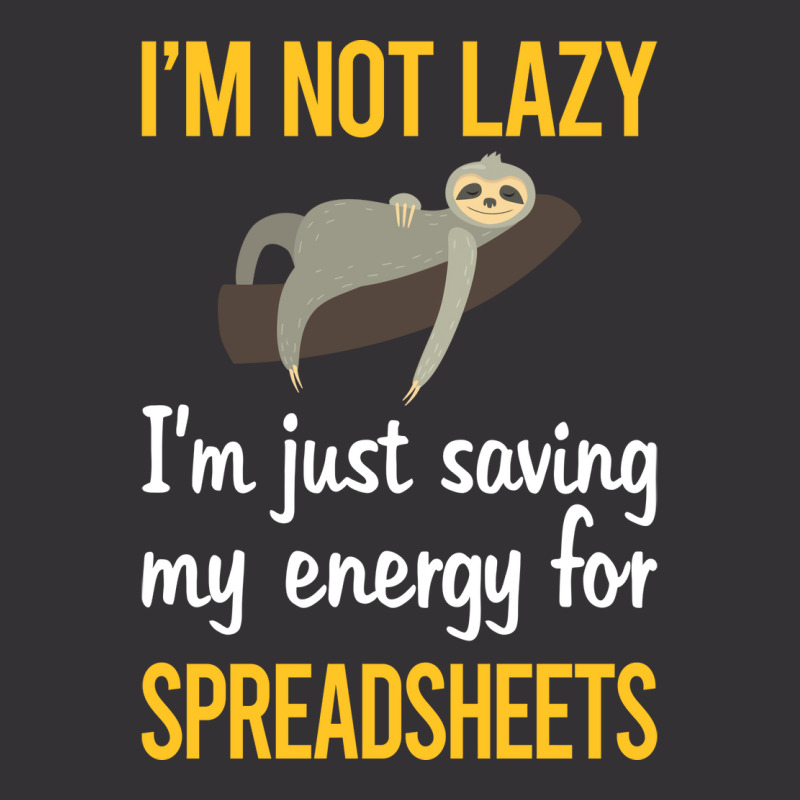 Saving Energy For Spreadsheet Spreadsheets Nature Vintage Hoodie | Artistshot