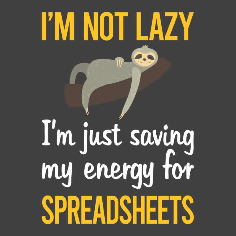 Saving Energy For Spreadsheet Spreadsheets Nature Vintage T-shirt | Artistshot