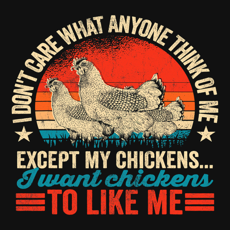 I Dont Care What Anyone Think Of Me Chicken Vintag Graphic Youth T-shirt | Artistshot