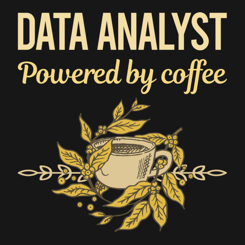 Powered By Coffee Data Analyst Red Medium-length Apron | Artistshot