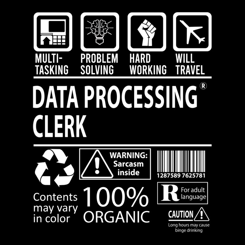 Data Processing Clerk T  Multitasking Certified Jo Lightweight Hoodie | Artistshot