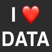 I Love Data Tumblr Cropped Hoodie | Artistshot