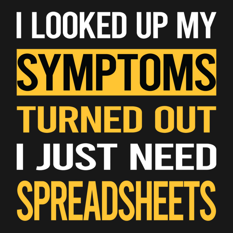 Funny My Symptoms Spreadsheet Spreadsheets Trendin Flannel Shirt | Artistshot