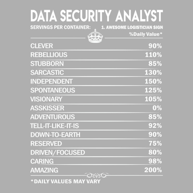 Data Security Analyst T  Data Security Analyst Fac Exclusive T-shirt by elvanamtpa | Artistshot