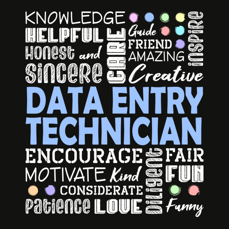 Data Entry Technician Love Words Vintage Scorecard Crop Tee by aldorarifaze | Artistshot