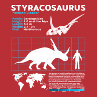 Styracosaurus Fact Sheet Retro T-shirt | Artistshot