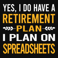 Funny My Retirement Plan Spreadsheet Spreadsheets Crop Top | Artistshot