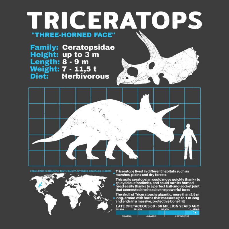 Triceratops Fact Sheet Green Men's Polo Shirt | Artistshot