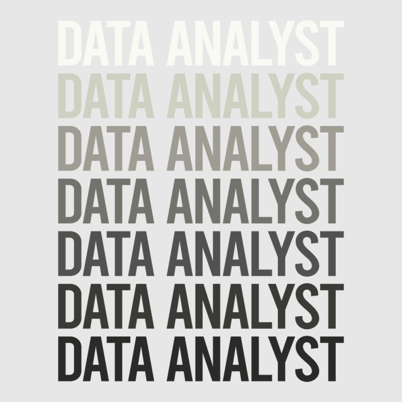 Gray Text Data Analyst Hoodie & Jogger Set | Artistshot