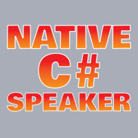 Native C Speaker Funny Programmer Cool Tank Dress | Artistshot