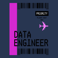 Plane Ticket Pocket Design Data Engineer Retro Men Denim Jacket | Artistshot