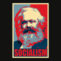 Karl Marx Socialism Propaganda Pop Art Scorecard Crop Tee | Artistshot