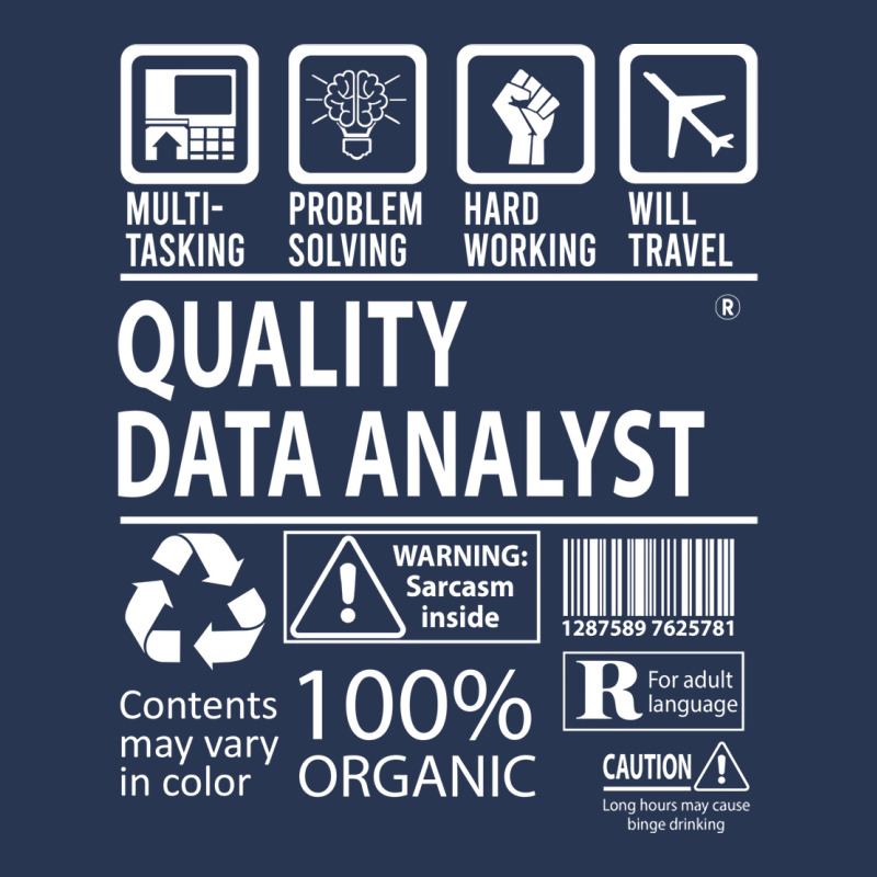 Quality Data Analyst T  Multitasking Certified Job Men Denim Jacket | Artistshot