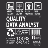 Quality Data Analyst T  Multitasking Certified Job Vintage Hoodie | Artistshot