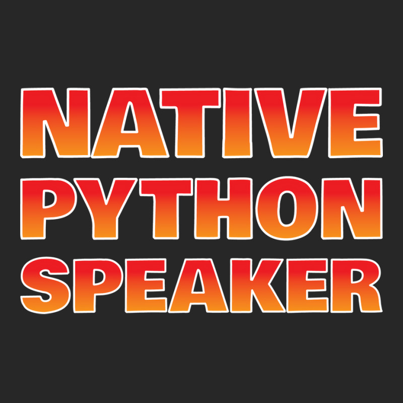 Native Python Speaker Funny Programmer Girl Men's T-shirt Pajama Set | Artistshot