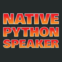 Native Python Speaker Funny Programmer Girl Women's Triblend Scoop T-shirt | Artistshot