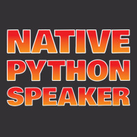 Native Python Speaker Funny Programmer Girl Vintage Short | Artistshot