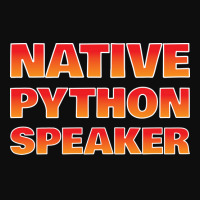 Native Python Speaker Funny Programmer Girl Crop Top | Artistshot