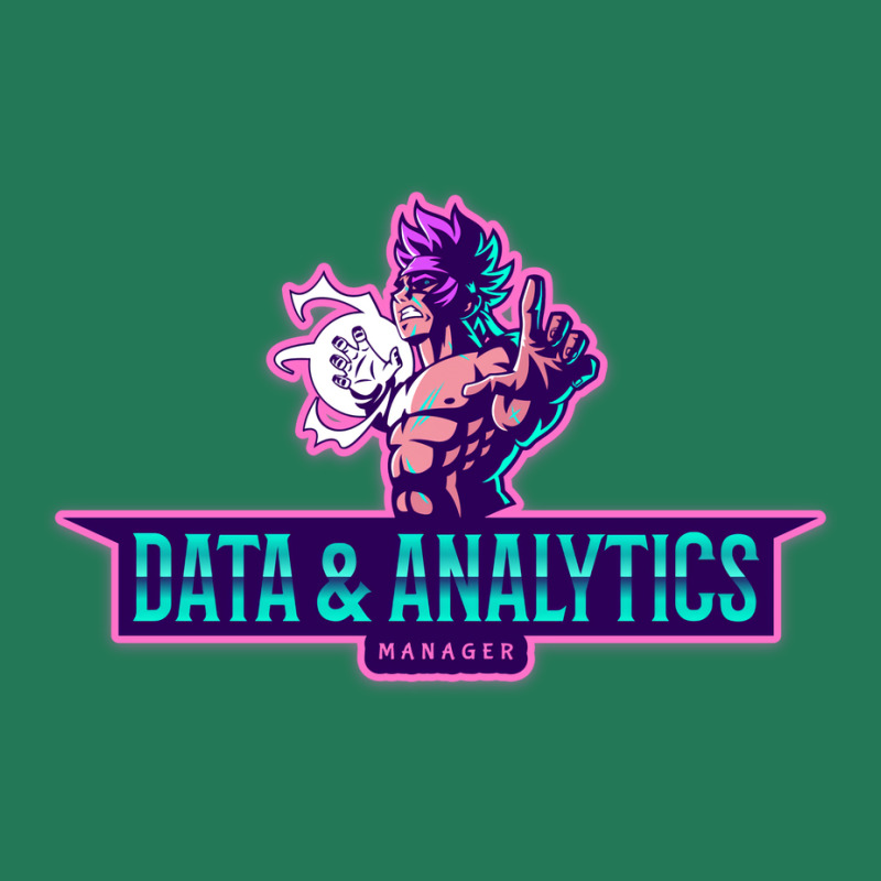 The Power Of A Data Analytics Manager Nostalgia Ladies Fitted T-Shirt by veallekkera | Artistshot