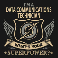 Data Communications Technician T  Superpower Gift Flannel Shirt | Artistshot