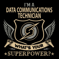 Data Communications Technician T  Superpower Gift Men's 3/4 Sleeve Pajama Set | Artistshot