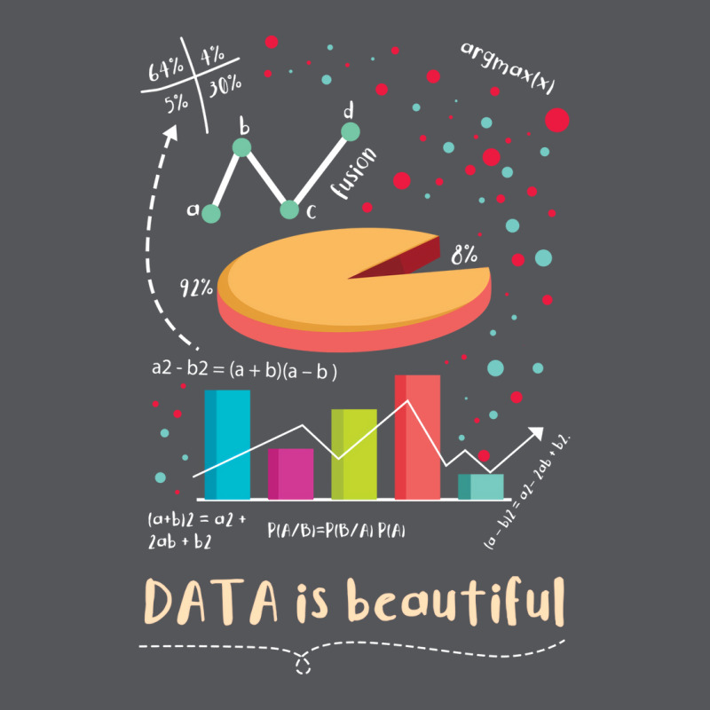 Data Is Beautiful Music Ladies Fitted T-Shirt by argotyantion4 | Artistshot