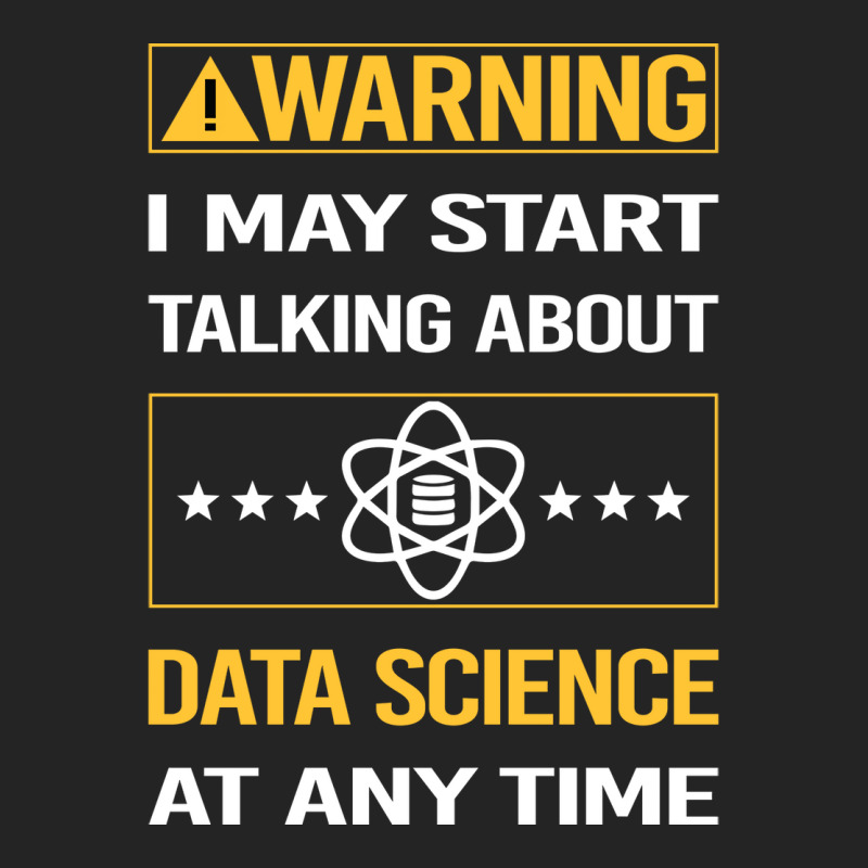 Funny Yellow Warning Data Science Nature 3/4 Sleeve Shirt by onkeimbomat | Artistshot