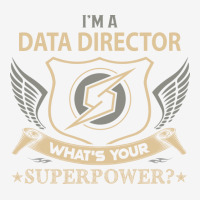 Data Director T  Superpower Gift Item Tee Drawstring Bags | Artistshot