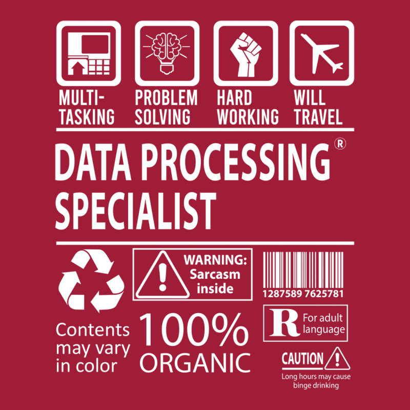 Data Processing Specialist T  Multitasking Certifi Ladies Polo Shirt by mykooantoneb | Artistshot