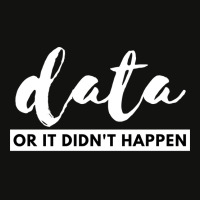 Data Or It Didnt Happen Aesthetic Scorecard Crop Tee | Artistshot