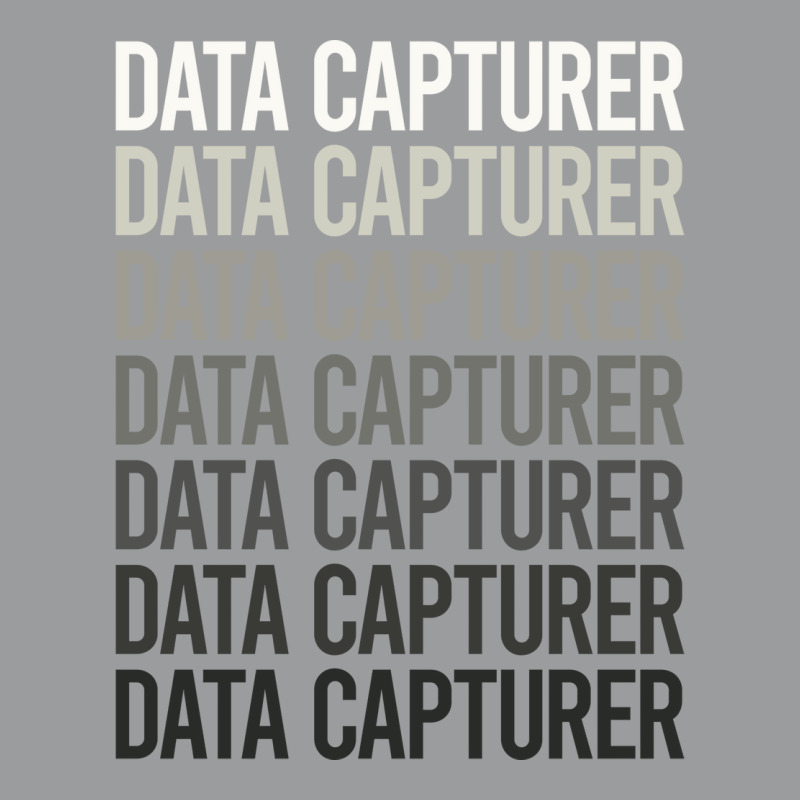 Gray Text Data Capturer Classic T-shirt by onkeimbomat | Artistshot