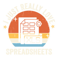 I Just Really Love Spreadsheets 80s Retro Vintage 3/4 Sleeve Shirt | Artistshot