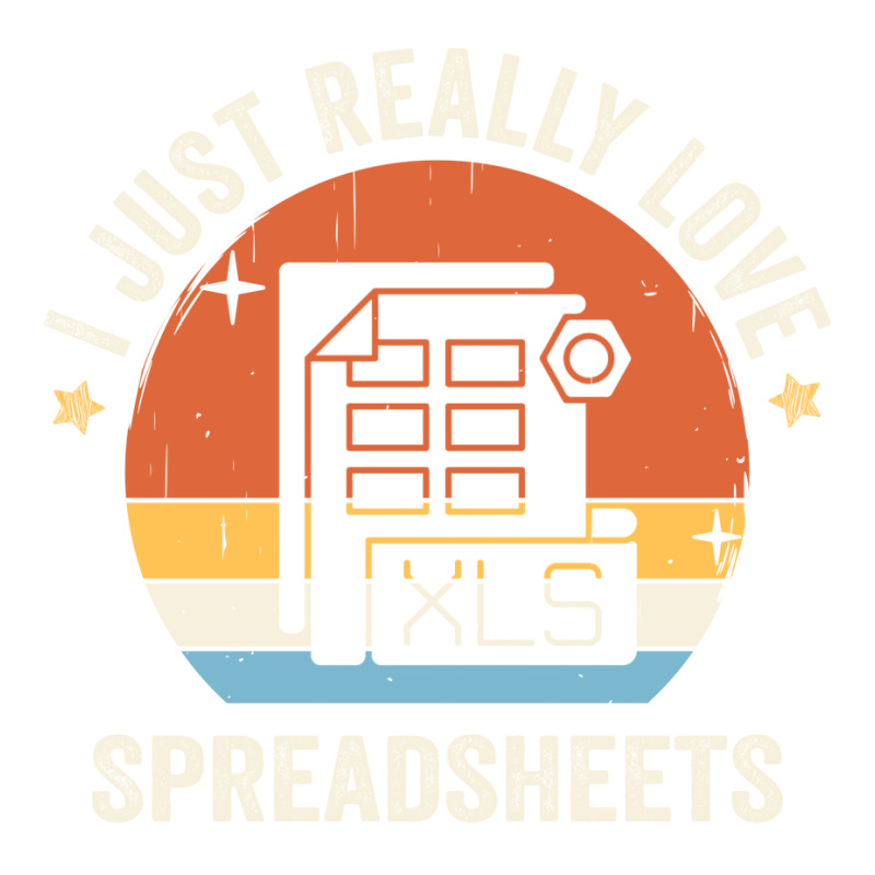 I Just Really Love Spreadsheets 80s Retro Vintage 3/4 Sleeve Shirt | Artistshot