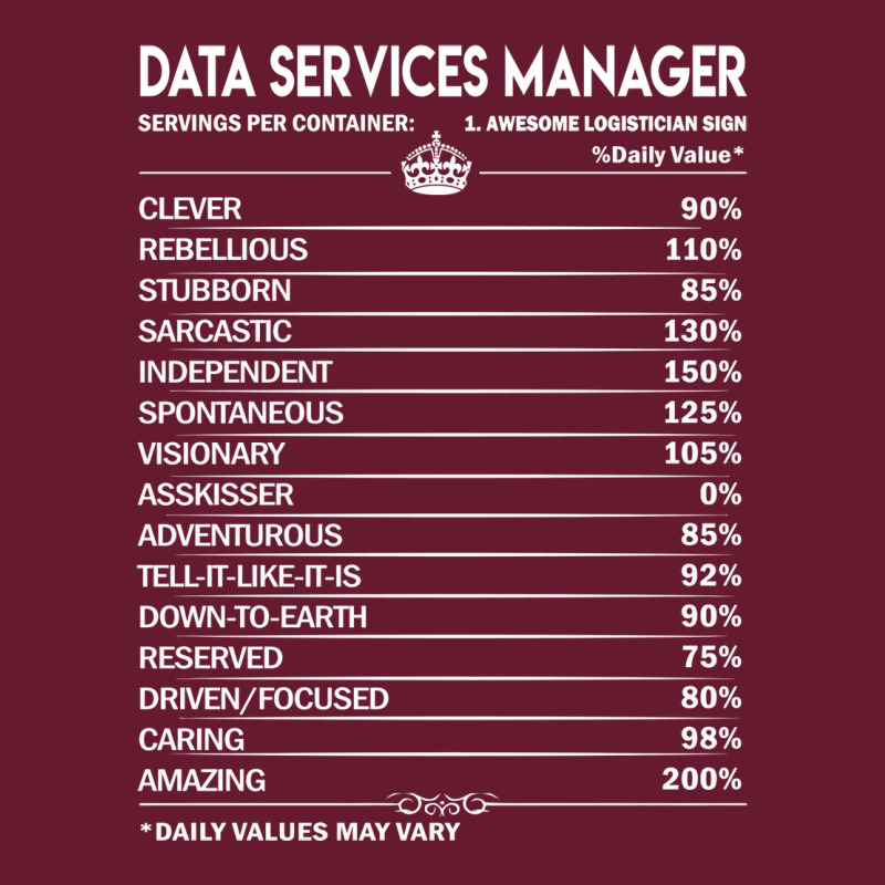 Data Services Manager T  Data Services Manager Fac Classic T-shirt | Artistshot