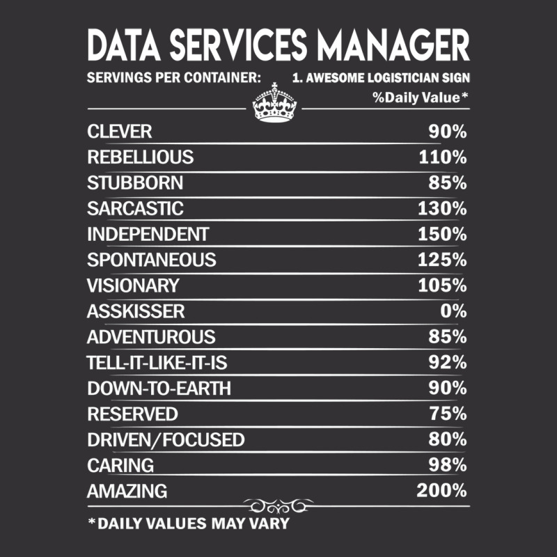 Data Services Manager T  Data Services Manager Fac Vintage Hoodie And Short Set | Artistshot