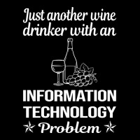 Funny Wine Drinker Information Technology Aestheti Adjustable Cap | Artistshot