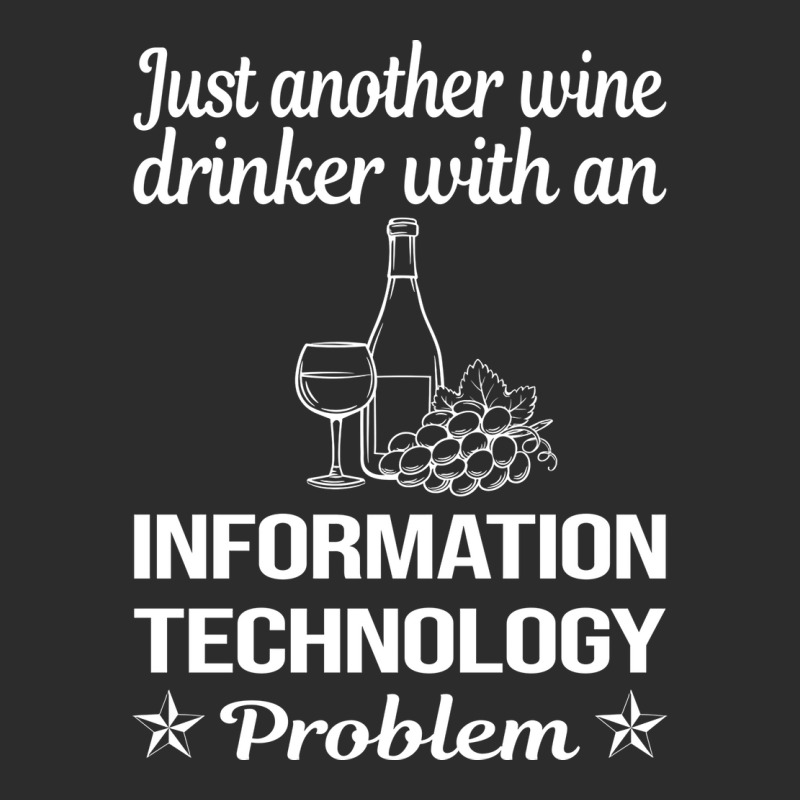 Funny Wine Drinker Information Technology Aestheti Exclusive T-shirt | Artistshot