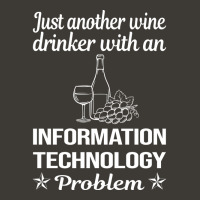 Funny Wine Drinker Information Technology Aestheti Bucket Hat | Artistshot