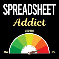 Funny Addict Spreadsheet Spreadsheets Cute Zipper Hoodie | Artistshot