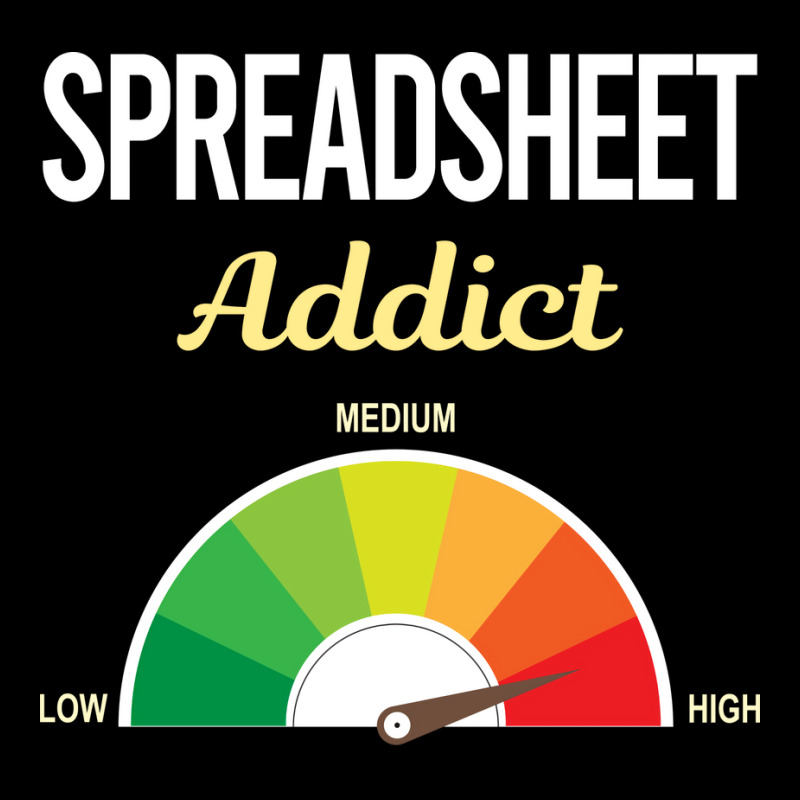 Funny Addict Spreadsheet Spreadsheets Cute Zipper Hoodie | Artistshot