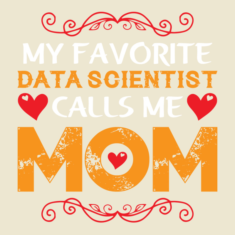 My Favorite Data Scientist Calls Me Mom Funny Retr Cropped Hoodie by onkeimbomat | Artistshot