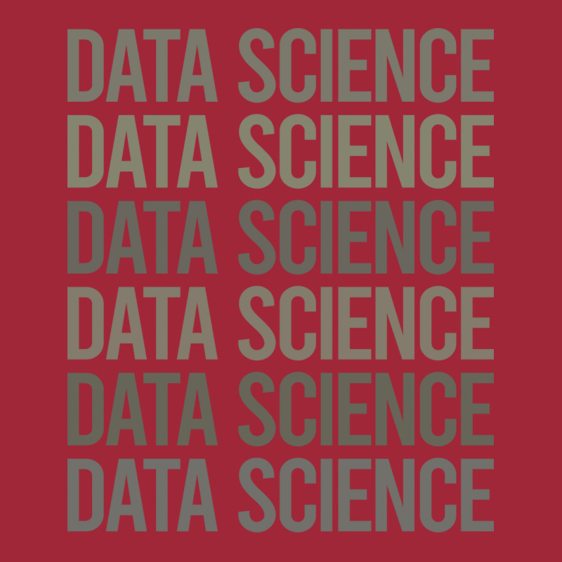 Gray Text Art Data Science Red Backpack | Artistshot