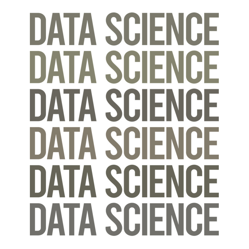 Gray Text Art Data Science Red Sticker | Artistshot