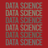 Gray Text Art Data Science Red Waist Apron | Artistshot