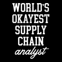 Supply Chain Analyst Worlds Okayest Design Adjustable Cap | Artistshot