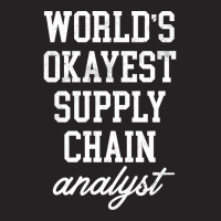 Supply Chain Analyst Worlds Okayest Design Vintage Cap | Artistshot