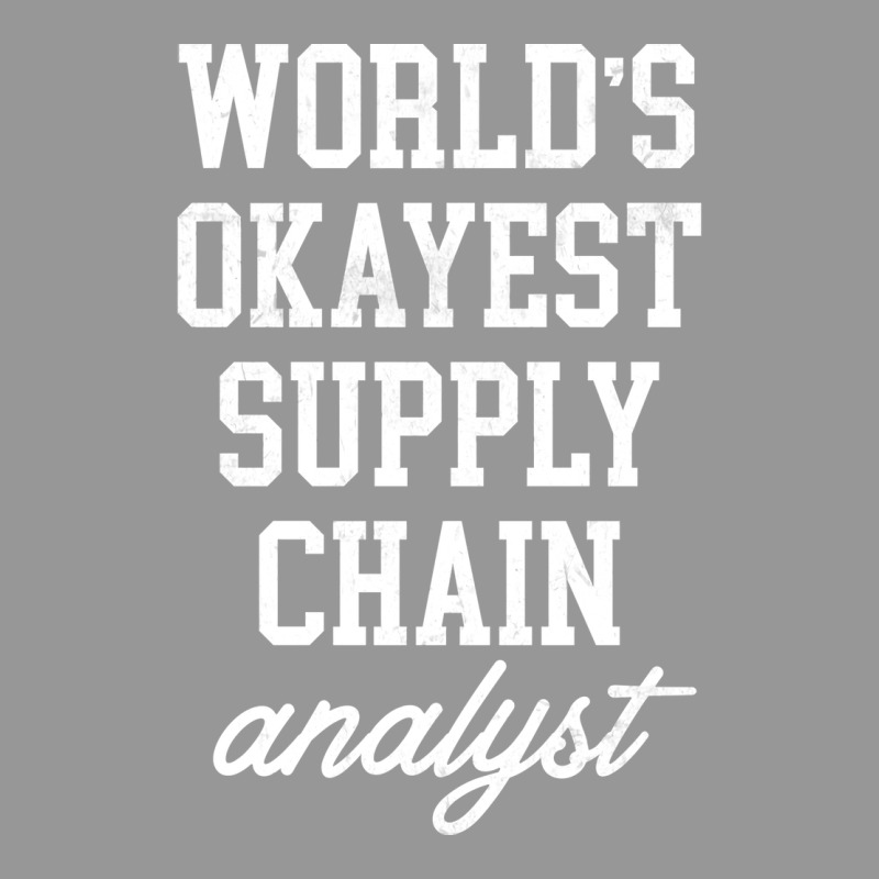 Supply Chain Analyst Worlds Okayest Design Women's V-Neck T-Shirt by selkeeuakap | Artistshot