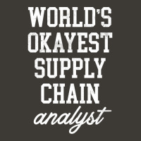 Supply Chain Analyst Worlds Okayest Design Bucket Hat | Artistshot