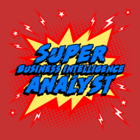 Super Business Intelligence Analyst Red V-neck Tee | Artistshot